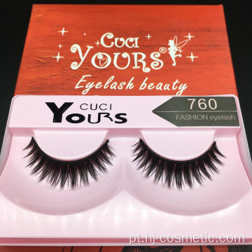 2019 New 10 Pares 3D Faux Mink Lashes 100 Extensões de Cílios de Flash de Cabelo Humano